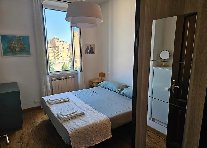 Luminoso Attico Con Terrazza Апартаменты *